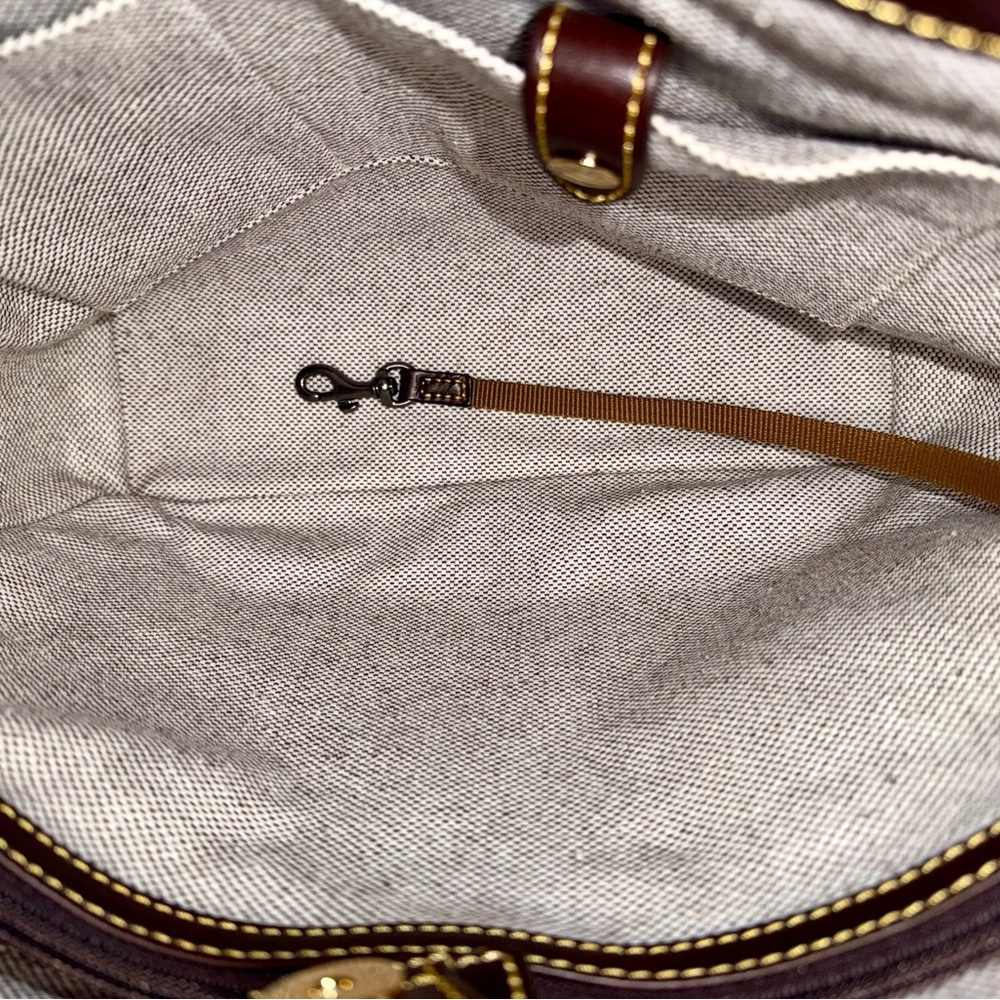 Dooney & Bourke Metallic Python Embossed Leather Collection - Shopper Tote • NWT - Picture 6 of 10